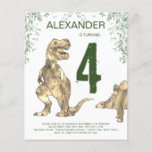 恐竜ボーイズ4th誕生日パーティー予算 (正面)