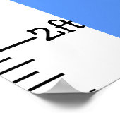 恐竜ボーイディーノ成長チャートパーソナライズされた ポスター (角)