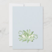 恐竜ボーイブルーグリーンパステルカスタム1st誕生日 招待状 (裏面)