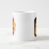 恐竜マグ、巨大コーヒーカップ、古代 ジャンボコーヒーマグカップ (正面)