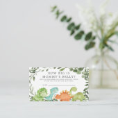 恐竜ママのベリーゲームカードの大きさ エンクロージャーカード (スタンド正面)