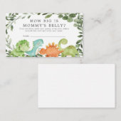 恐竜ママのベリーゲームカードの大きさ エンクロージャーカード (正面/裏面)