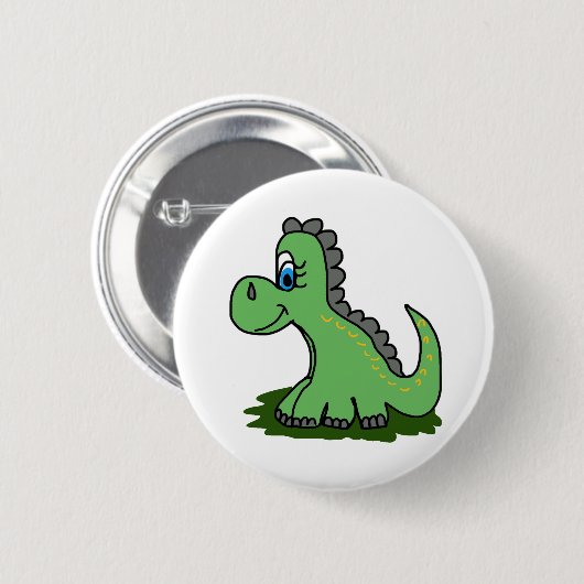 恐竜マンガ 缶バッジ (正面&裏面)