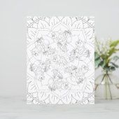 恐竜マンダラリラックスおもしろいの子供の着色ページ (スタンド正面)