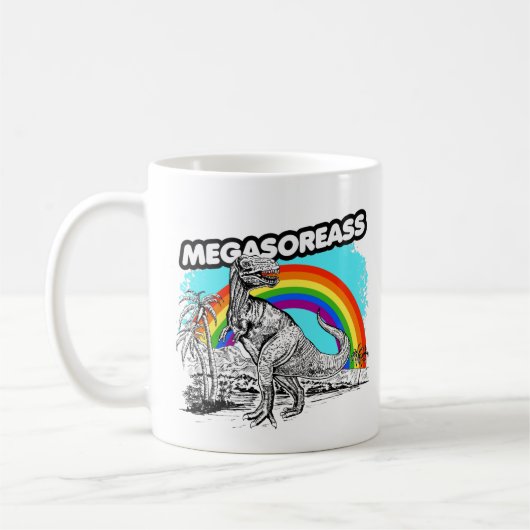 恐竜メガザウルス コーヒーマグカップ (左)
