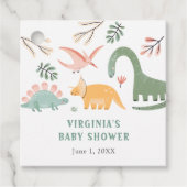 恐竜メッセージカード フェイバータグ (正面)