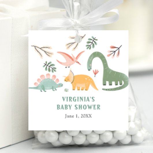 恐竜メッセージカード フェイバータグ