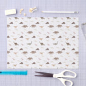 恐竜モダンティッシュペーパー 薄葉紙 (クラフト)