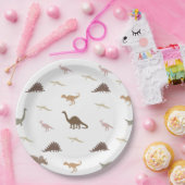 恐竜モダンパーティープレート ペーパープレート (パーティー)