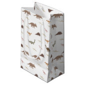 恐竜モダン抱き枕 スモールペーパーバッグ (正面アングル)