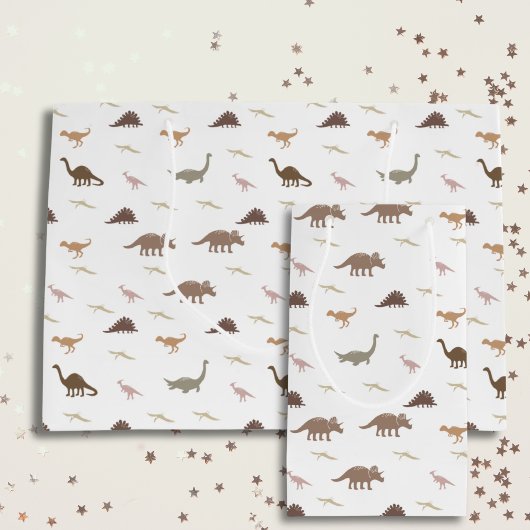 恐竜モダン抱き枕 スモールペーパーバッグ