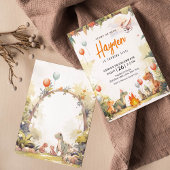 恐竜モダン誕生日ジュラシック恐竜パーティー 招待状