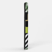 恐竜モノグラストライプのム Case-Mate iPhoneケース (裏面/右)