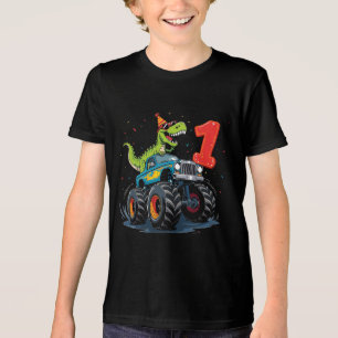 恐竜モンスタートラック誕生日シャツ トライブレンドTシャツ