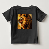 恐竜ライオン ベビーTシャツ (裏面)