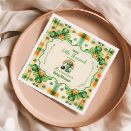 恐竜ラッキーリトルシャームロック スタンダードカクテルナプキン