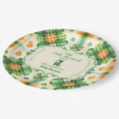 恐竜ラッキーリトルシャームロック ペーパープレート (アングル)