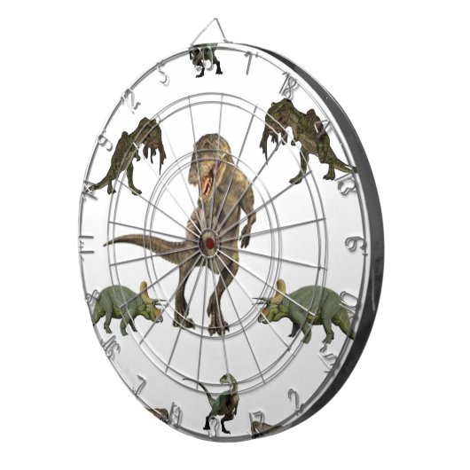 恐竜ラッピング紙 ダーツボード (正面右)