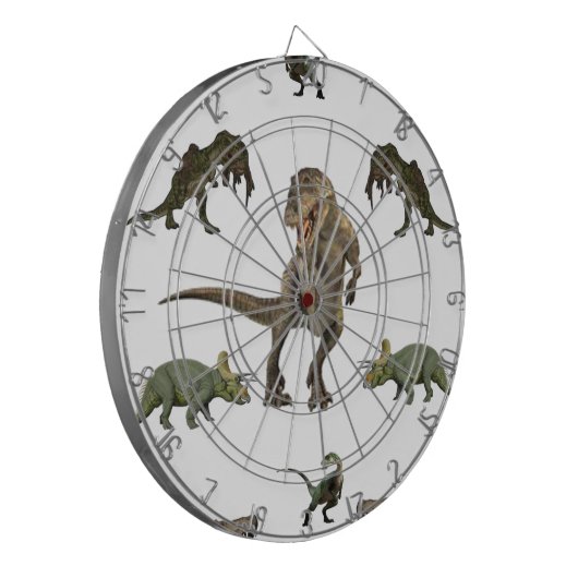 恐竜ラッピング紙 ダーツボード (正面左)