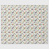 恐竜ラッピング紙 ラッピングペーパー (フラット)