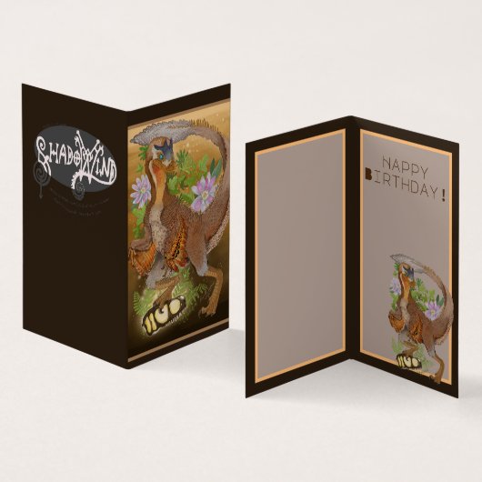 恐竜ラプタージャングルアート誕生日 (内部&外部)