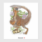 恐竜ラプタージャングルアート シール (シート)