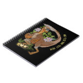 恐竜ラプタージャングルアート ノートブック (左側)