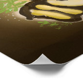 恐竜ラプタージャングルアート ポスター (角)