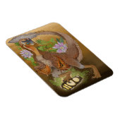 恐竜ラプタージャングルアート マグネット (右側)