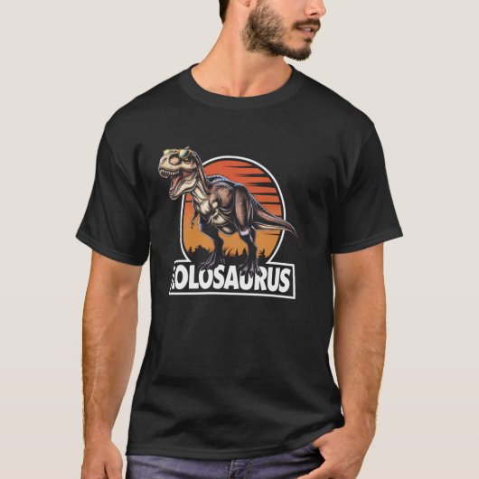 恐竜ルルサウルスの面白いグラフィック 先史時代のTシャツ Tシャツ (正面)