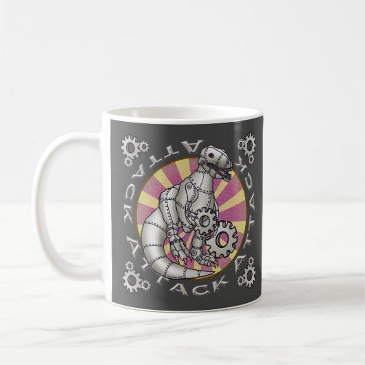 恐竜ロボマグ コーヒーマグカップ (左)