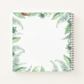 恐竜ワイルドベイビーシャワーゲストブック ノートブック (裏面)