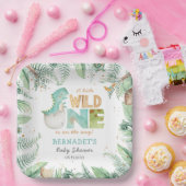 恐竜ワイルドベビーシャワー紙プレート ペーパープレート (パーティー)