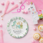 恐竜ワイルドベビーシャワー紙プレート ペーパープレート (パーティー)