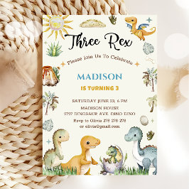 恐竜ワイルドワンボーイ 招待状