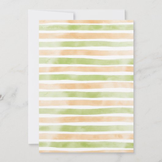 恐竜ワンサウルスの最初の誕生日パーティーの招待 招待状 (裏面)