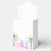 恐竜ワンサウルスガール1歳の誕生日パーティー フェイバーボックス (オープン)