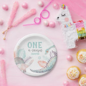 恐竜ワンサウルス1歳の誕生日 ペーパープレート (パーティー)