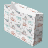 恐竜ワンサウルス1歳の誕生日 ラージペーパーバッグ