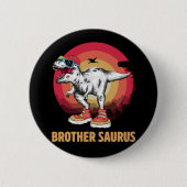 恐竜兄弟クールトレックスDino爬虫類ファン 缶バッジ (正面)