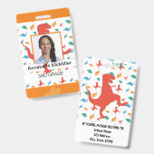 恐竜先生教授バッジ バッジ (正面＆裏面)