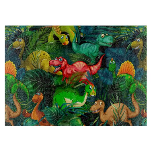 恐竜公園 カッティングボード (正面)