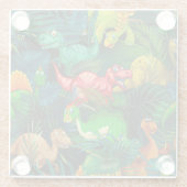 恐竜公園 ガラスコースター (裏面)