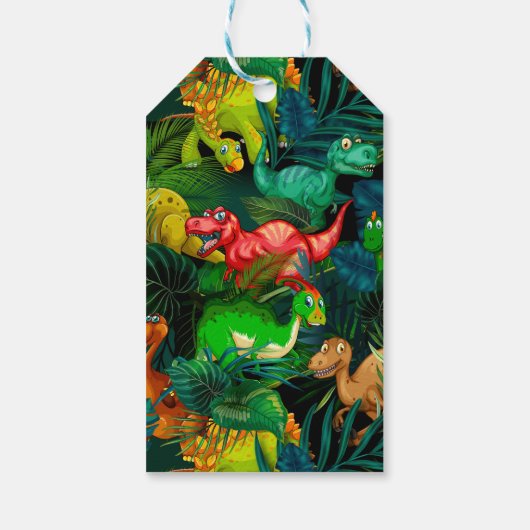 恐竜公園 ギフトタグ (裏面)