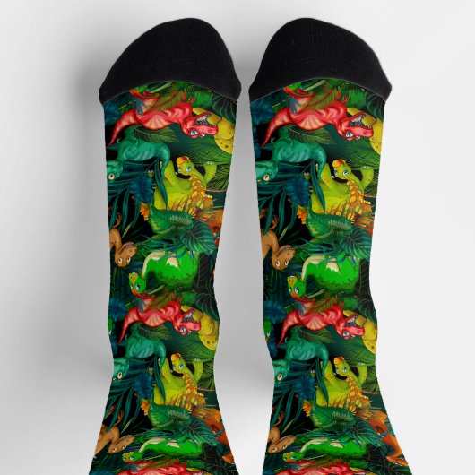 恐竜公園 ソックス (上部)