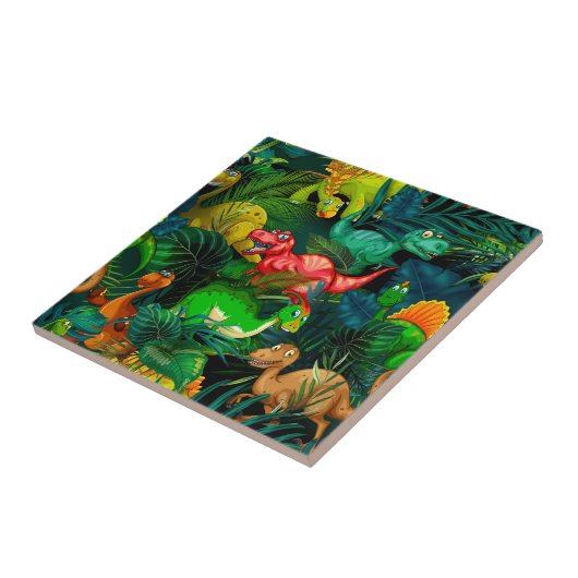 恐竜公園 タイル (側面)