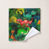 恐竜公園 バスタオルセット (ウォッシュタオル)