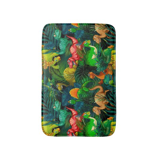 恐竜公園 バスマット (正面縦)