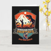 恐竜公園 フェアウェイ カード (黄色い花)