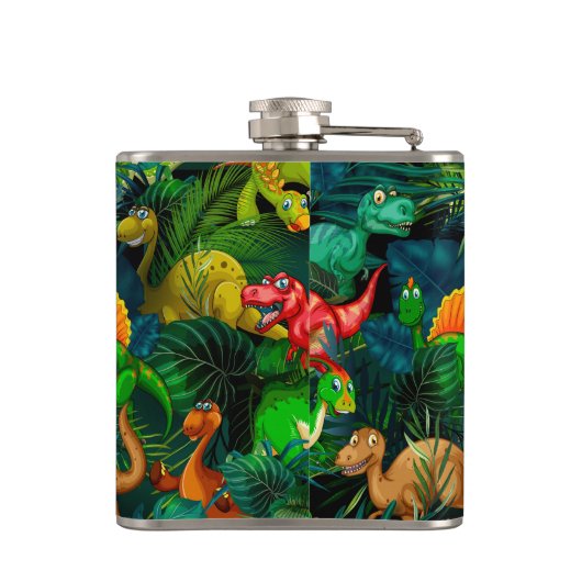 恐竜公園 フラスク (裏面)